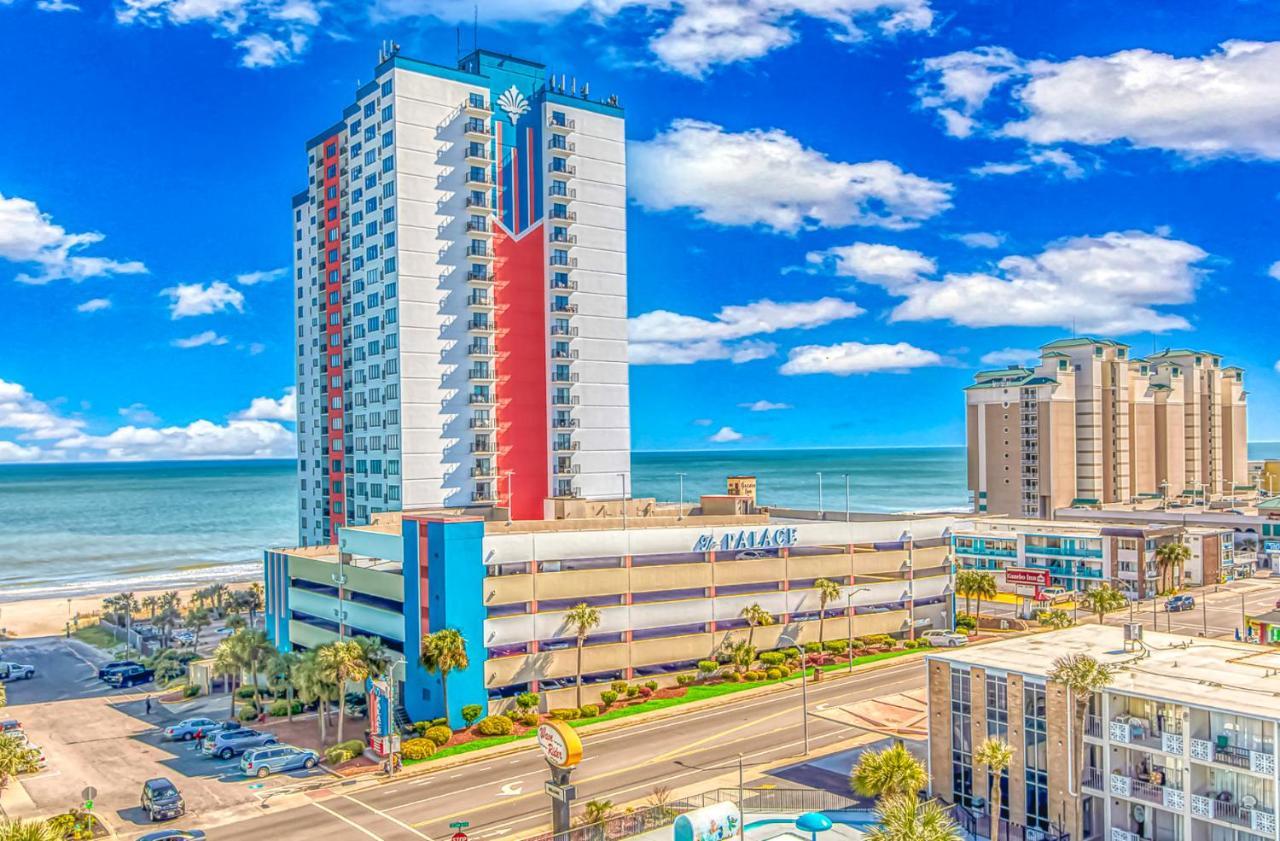 Angled Oceanfront Studio With Incredible Views! Palace Resort 1003 - Sleeps 4 Guests Миртъл Бийч Екстериор снимка