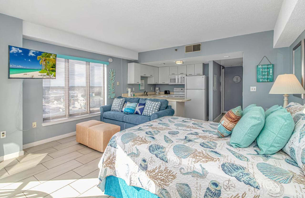 Angled Oceanfront Studio With Incredible Views! Palace Resort 1003 - Sleeps 4 Guests Миртъл Бийч Екстериор снимка