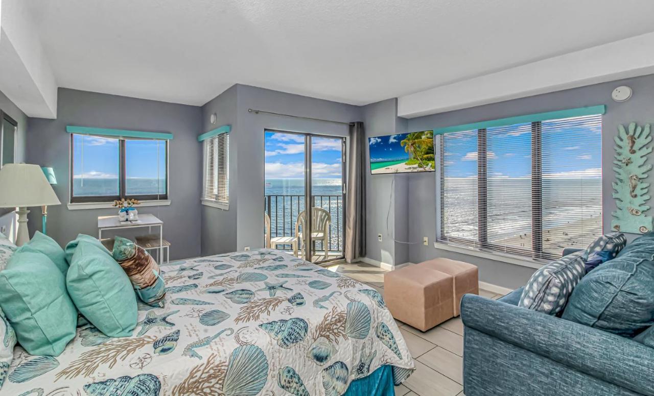 Angled Oceanfront Studio With Incredible Views! Palace Resort 1003 - Sleeps 4 Guests Миртъл Бийч Екстериор снимка